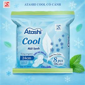 Băng vệ sinh Atashi Ban đêm Cool - Mát lạnh