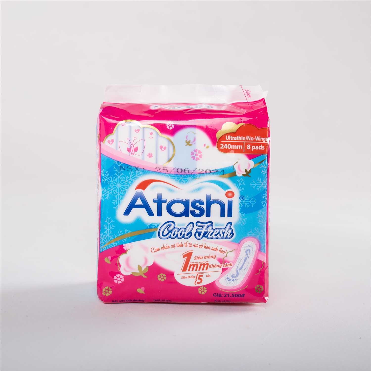 Băng vệ sinh Atashi Ban đêm Cool - Mát lạnh