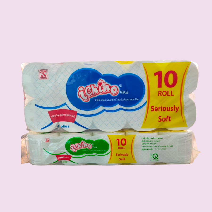 Giấy vệ sinh Ichino Sky giấy vệ sinh đạt chuẩn chất lượng