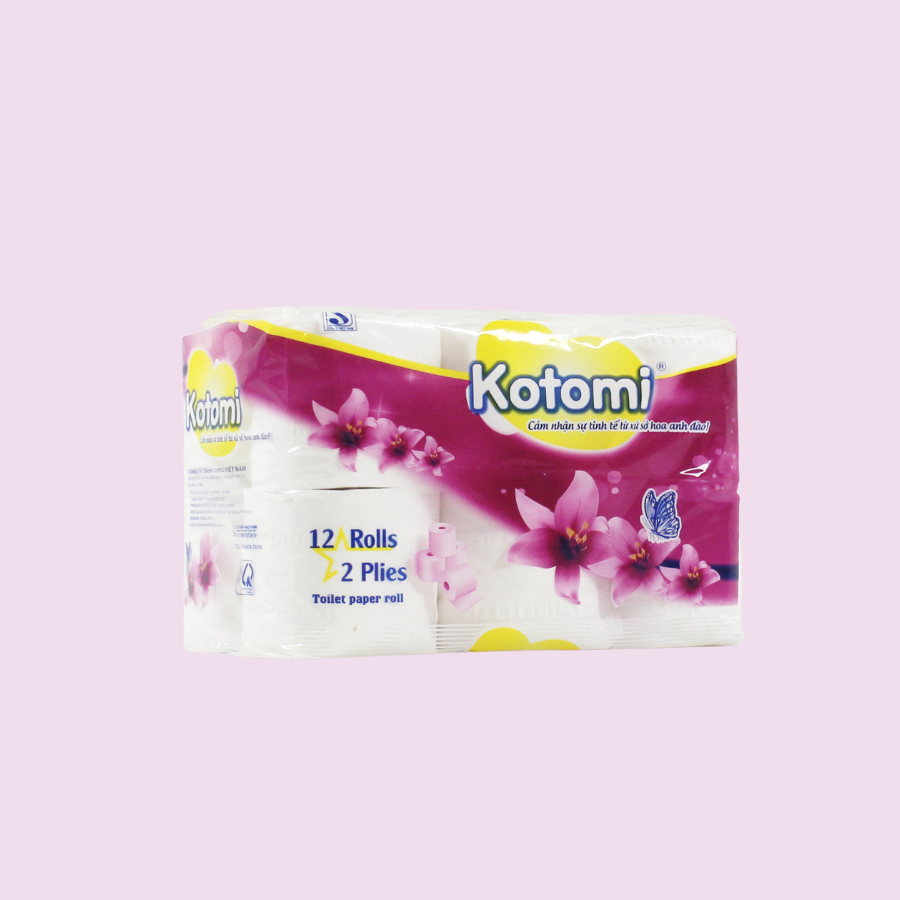 Cuộn giấy vệ sinh Kotomi 12 cuộn